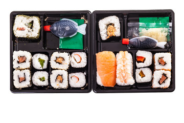 Two Sushi boxes