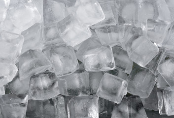 background with ice cubes