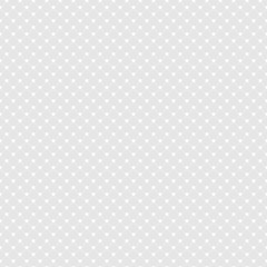 White Polka Dot Seamless Pattern Vector Background