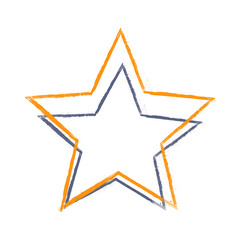 Obraz premium Colored Grunge Stars