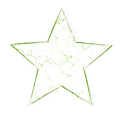 Abstract Rough Star Frame