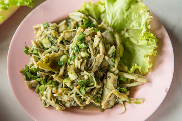 Bamboo shoot salad