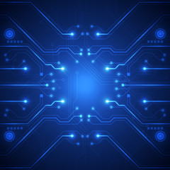technology circuit board vector background, illustration
