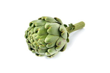 Obraz premium artichoke isolated on white background