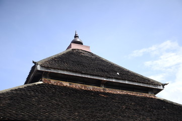 Pinnacle of Kampung Laut Mosque at Nilam Puri Kelantan, Malaysia