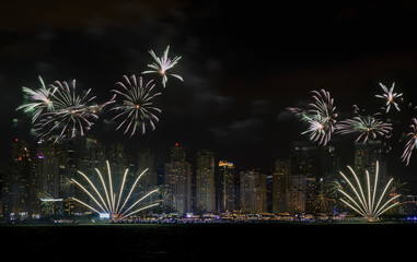 UAE National Day fireworks in Dubai