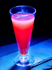 Cold red  drink  in highball glass 22.