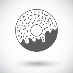 Donut flat icon