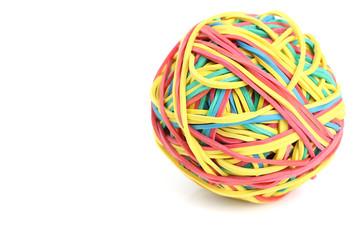 Rubber band and eraser