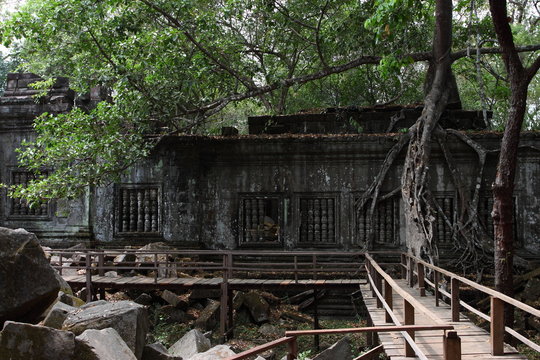 Ruins of Beng Mealea Temple, Angkor, Cambodia