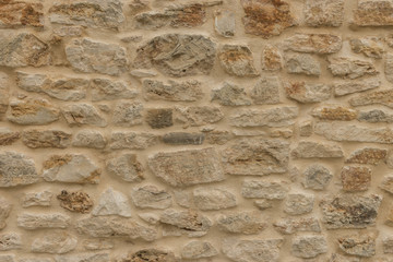 Natural stone wall