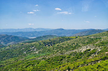 Naklejka na ściany i meble Landscape in Balkan hills