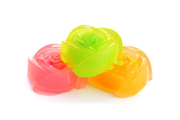 jelly sweet isolated on white background