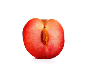 plum isolated on white background