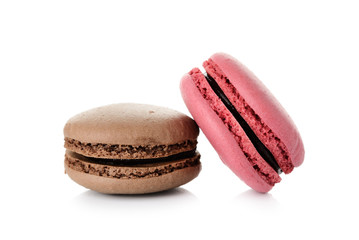 macaron isolated on white background