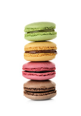 macaron isolated on white background