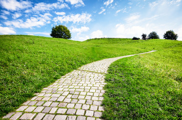 Obraz premium old footpath