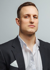 Portrait of successful business man.