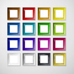 picture frame design vector  image  text