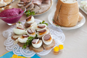 Easter- traditional Polish breakfast