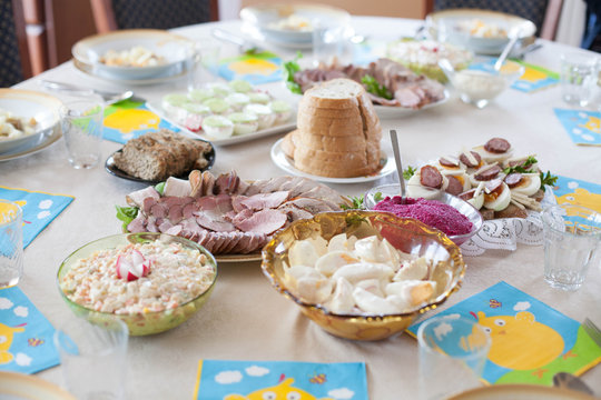Easter Table- traditional Polish breakfast