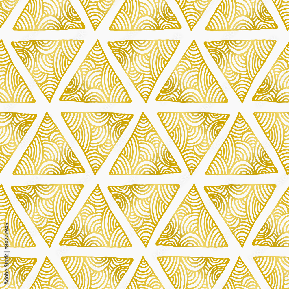 Poster abstract triangles seamless pattern