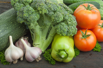 Still life vegetables