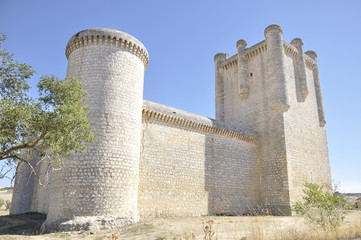 Fototapeta na wymiar Torrelobaton Castle, Castile and Leon, Spain