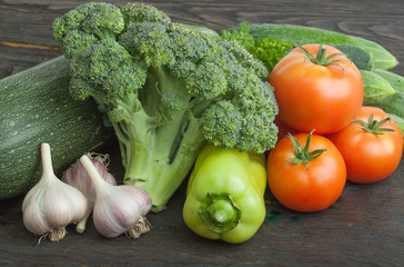 Still life vegetables