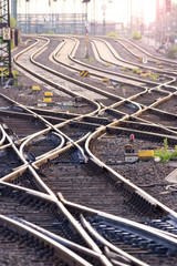 Plakat Railroad track