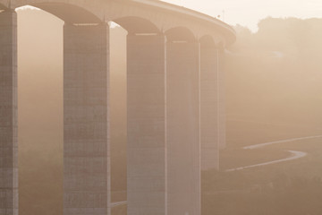 Large highway viaduct ( Hungary)