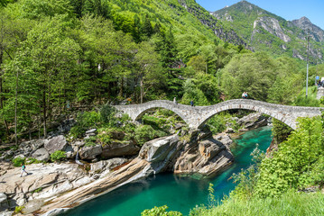 Ponte dei Salti, Lavertezzo, Tessin