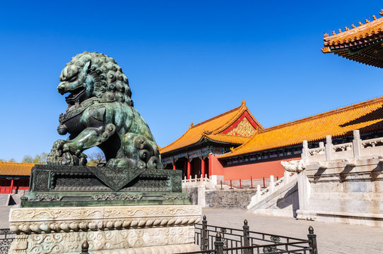 The forbidden city, world historic heritage, Beijing China