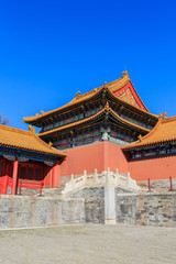 Fototapeta premium The forbidden city, world historic heritage, Beijing China
