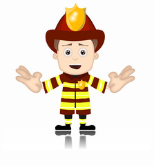 Ben Boy Fireman firefighter friendly fire man