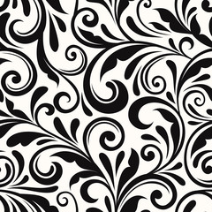 Vintage seamless floral pattern. Vector illustration.