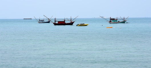 Obraz premium pêche...mer d'andaman