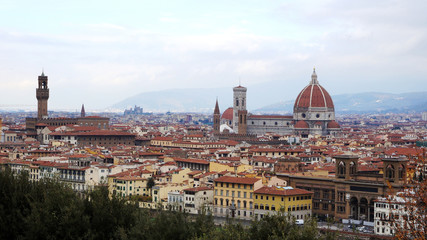 Fototapeta na wymiar Cathedral Santa Maria del Fiore in Florence, Italy