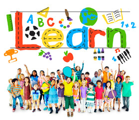 Obraz na płótnie Canvas Learn Learning Study Knowledge School Child Concept