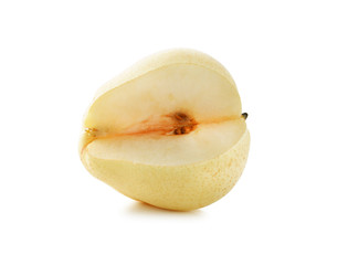 fresh pear isolated on white background