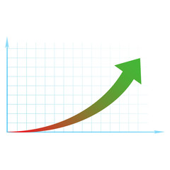 arrow diagram business up