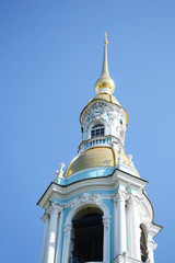 Fototapeta na wymiar St. Nicholas Naval Cathedral, St. Petersburg.