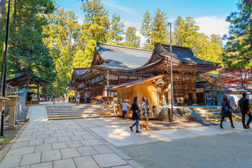 Obraz premium Okunoin Temple at Mt. Koya, Wakayama, Japan