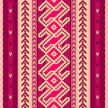 Ethnic fabric pattern