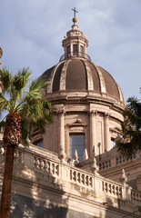 Street Scene Catania, Sicily, Italian Island.