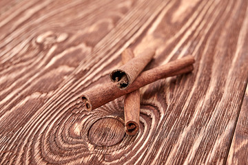 Bunch of cinnamon sticks