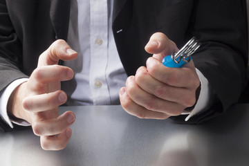 Fototapeta premium stress management for business man