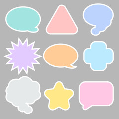 message icons set great for any use. Vector EPS10.