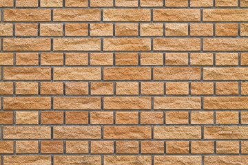 茶色のレンガの背景 Brown brick background