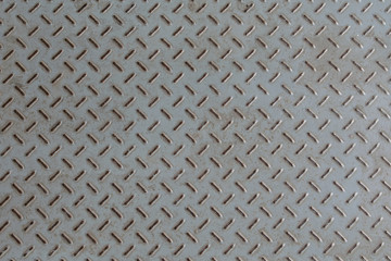old metal diamond plate